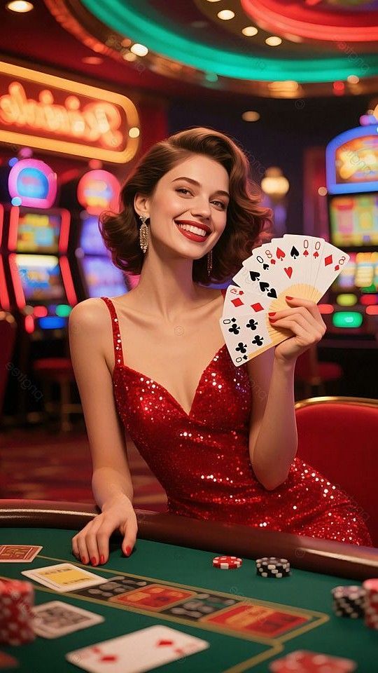 Live Three Card Poker dealer on olx188 login dealing cards at a table